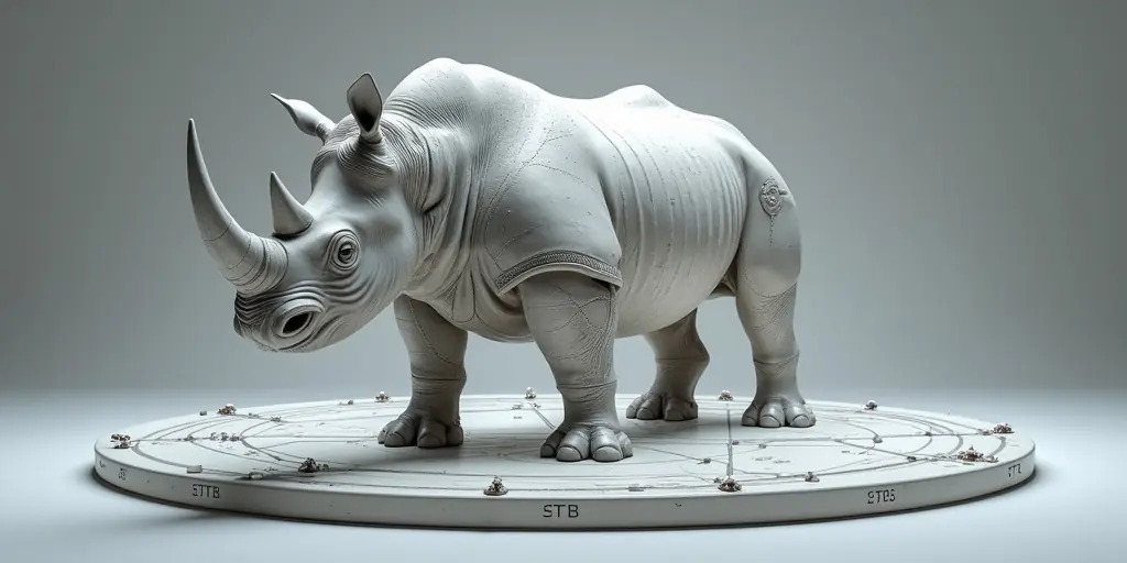 Dürer's Rhinoceros trifft Bitcoin Blockchain