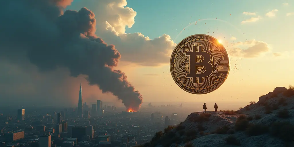 Bitcoin unter 104K: Geopolitik und Marktbeben