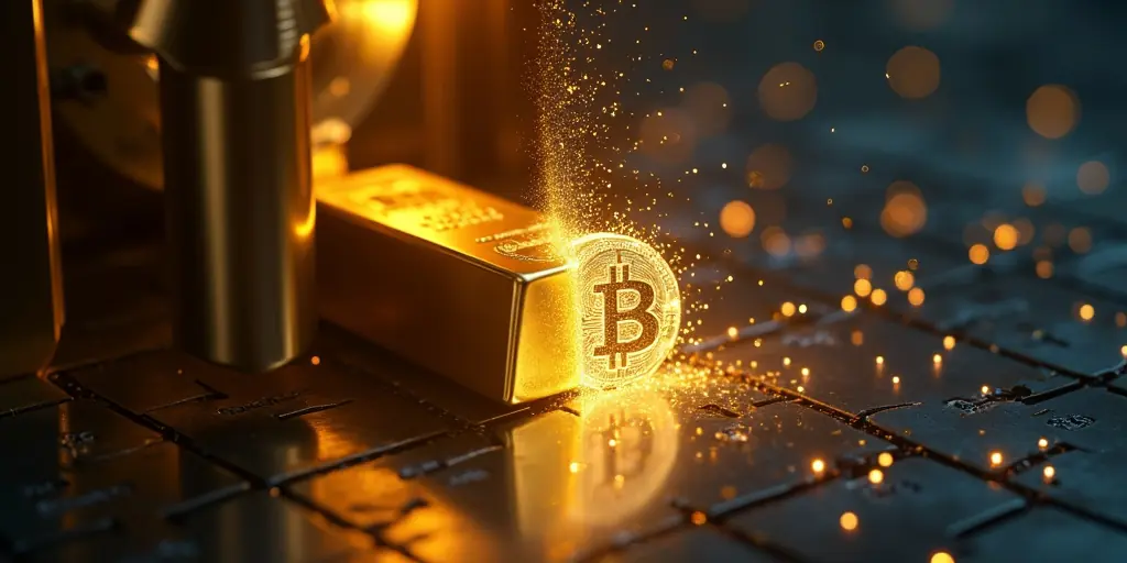Bitcoin vs. Gold: Das Krypto-Comeback 2025?