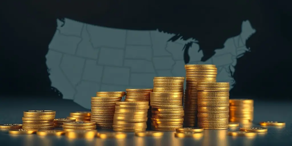 US-Defizit sinkt – Schuldenstand bleibt hoch