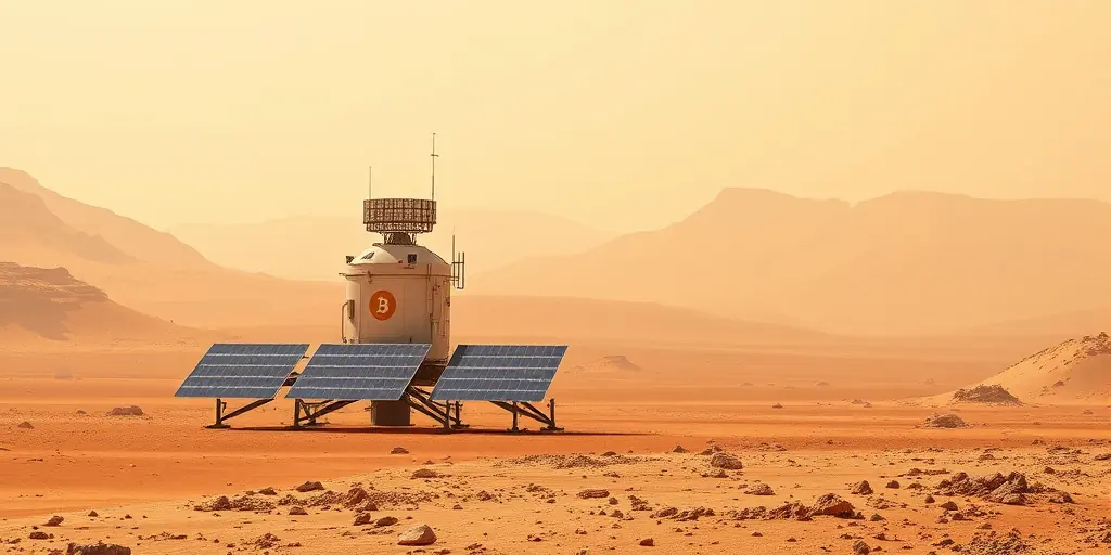 Bitcoin zum Mars senden: Machbarkeit und Herausforderungen