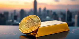 Gold vs. Bitcoin 2025: Gold vorn