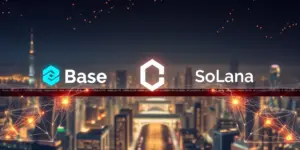 Coinbase Base und Solana verbinden sich via Chainlink