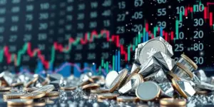 Silberabsturz löst Krypto-Liquidationsschock aus