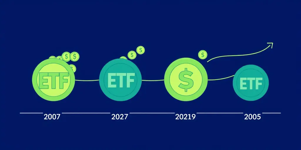 Krypto-ETFs Milliarden-Zuflüsse 2025 trotz Jahresend-Schwäche | BlockchainTicker Krypto-ETFs: Milliarden-Zuflüsse 2025 trotz Jahresend-Schwäche