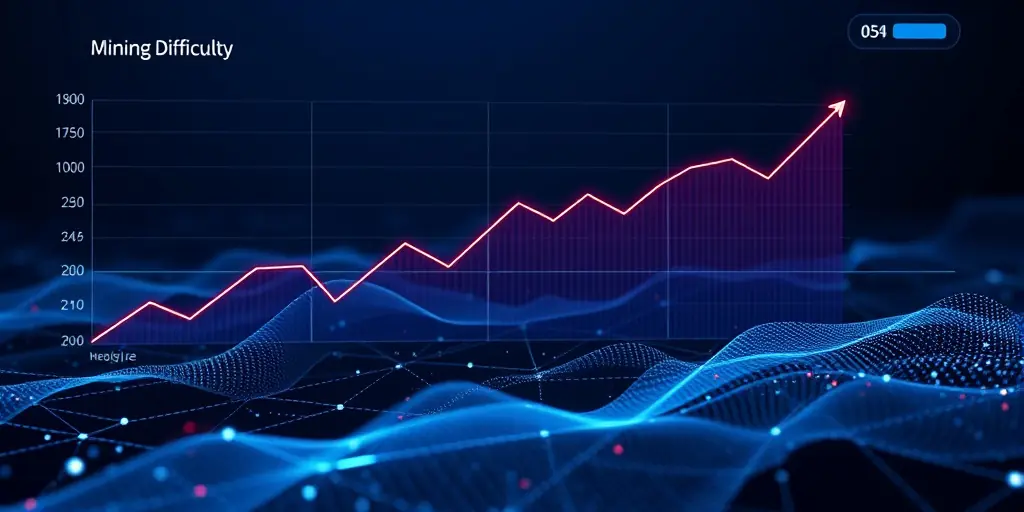 Bitcoin-Mining-Schwierigkeit: 15% Anstieg – Rekord seit 2021